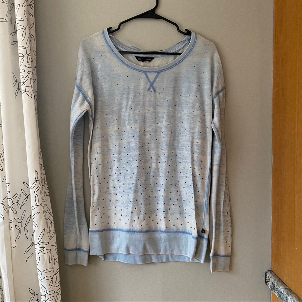 Rock & Republic Acid Wash Sweater Top